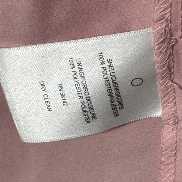 Gal Meets Glam Finely Polka Dot Tiered Midi Pink Dress Women's 4 Petite - Picture 15 of 16